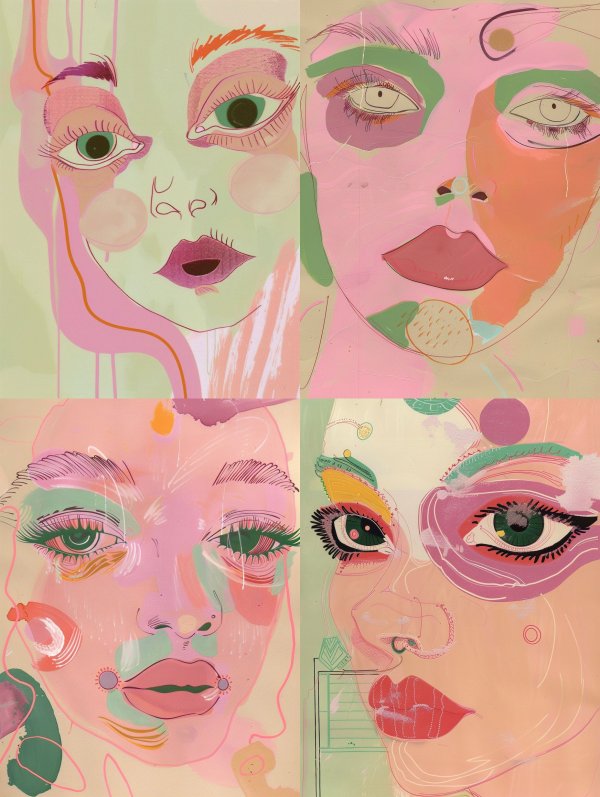Pastel Dream Portrait