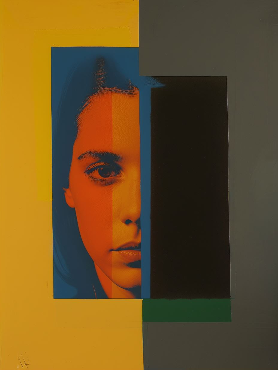 Chromatic Fragment Portrait