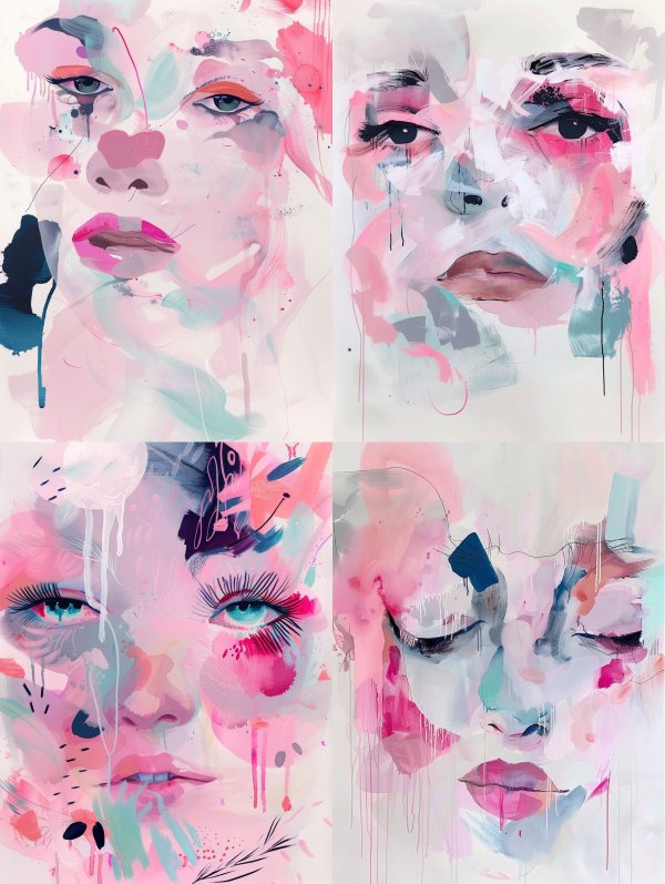 Pastel Dream Portrait
