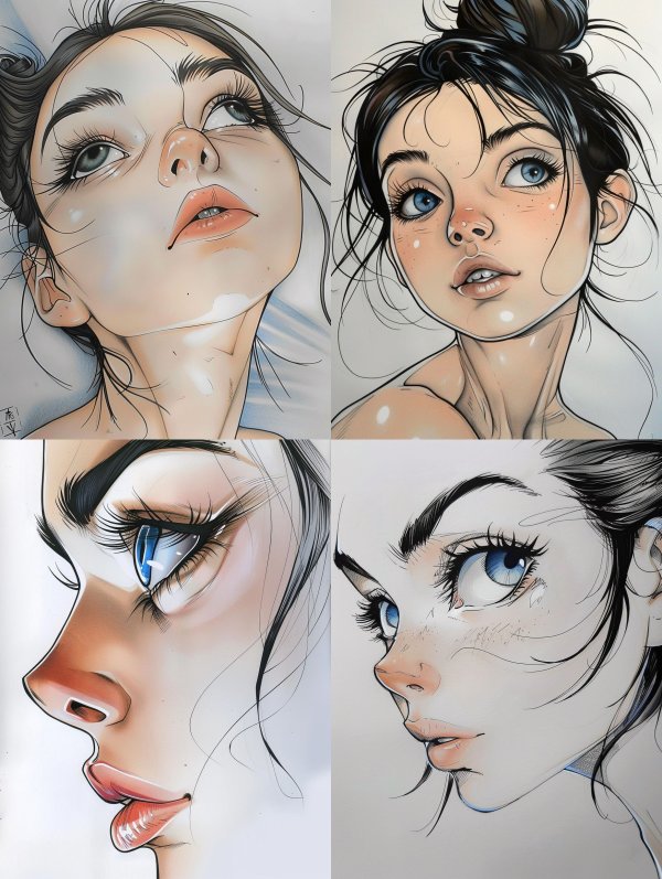 Ethereal Ink Gaze
