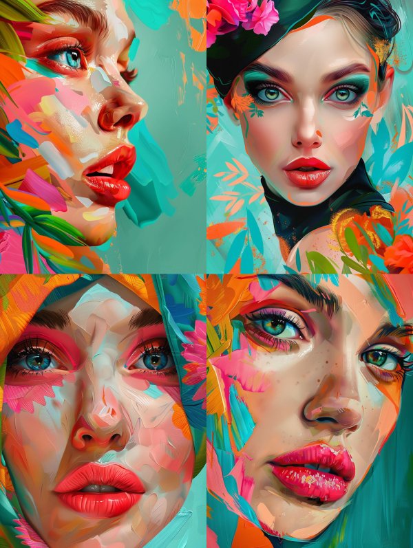 Chromatic Soul Portrait