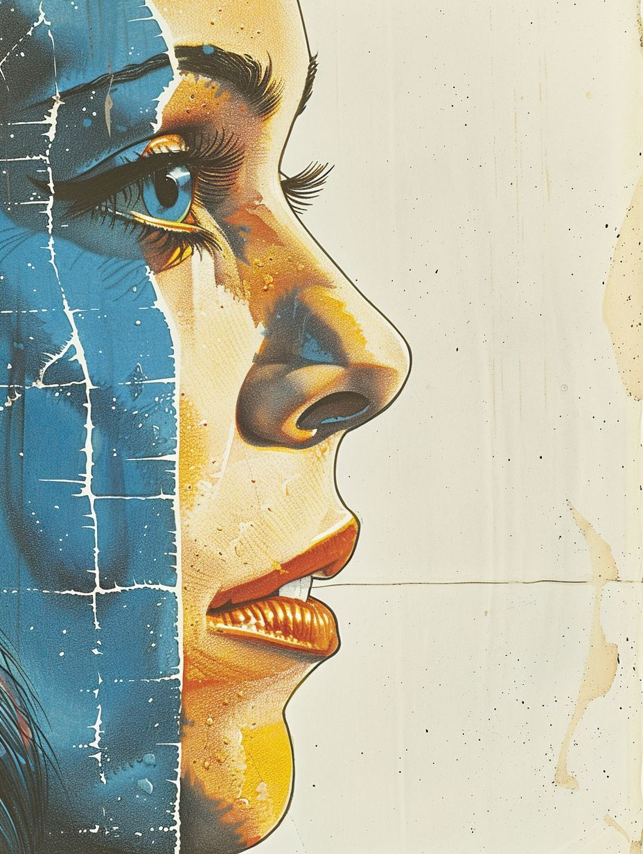 Fragmented Gaze of Azure Light