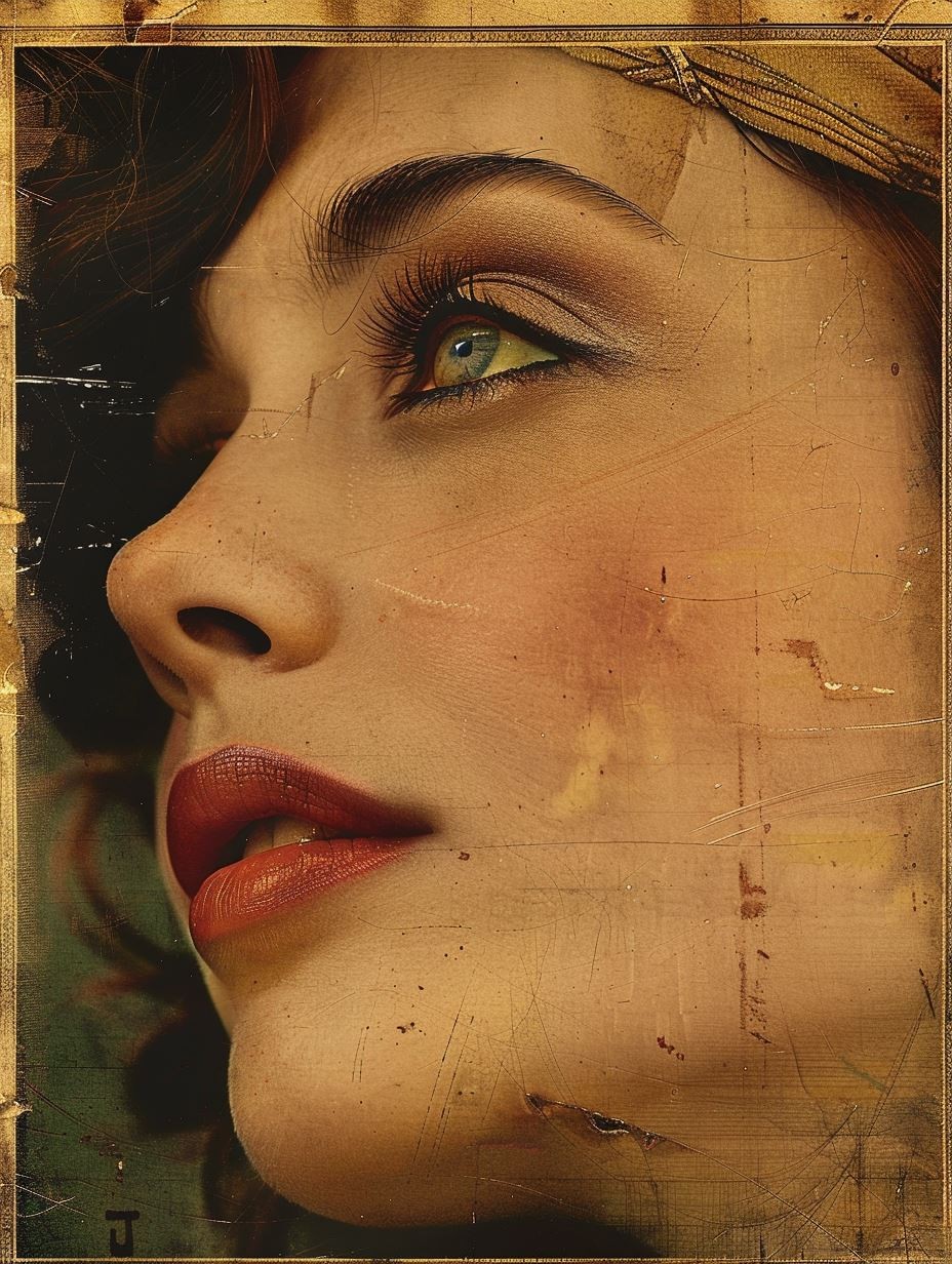 Vintage Gilded Muse
