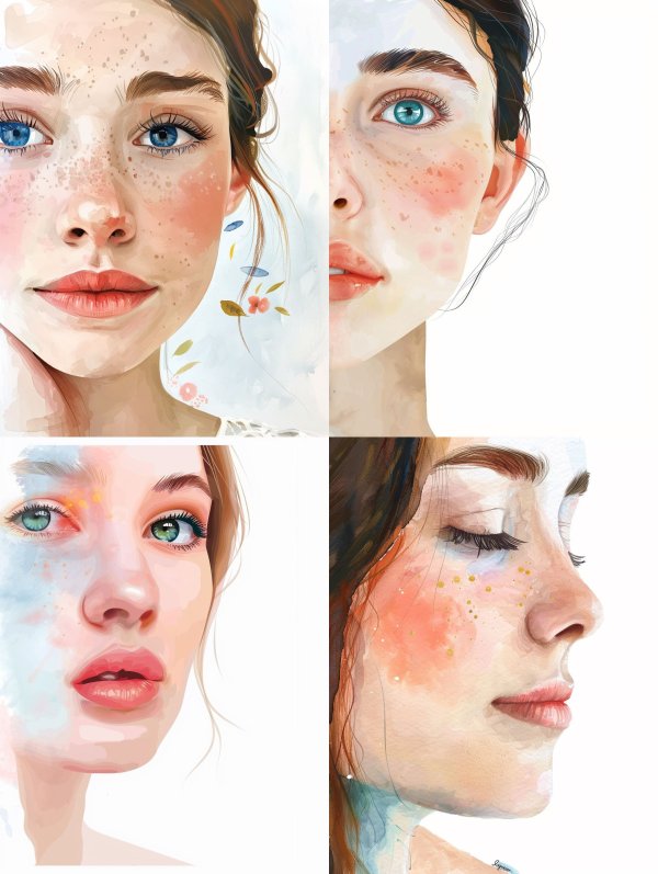 Ethereal Freckled Muse