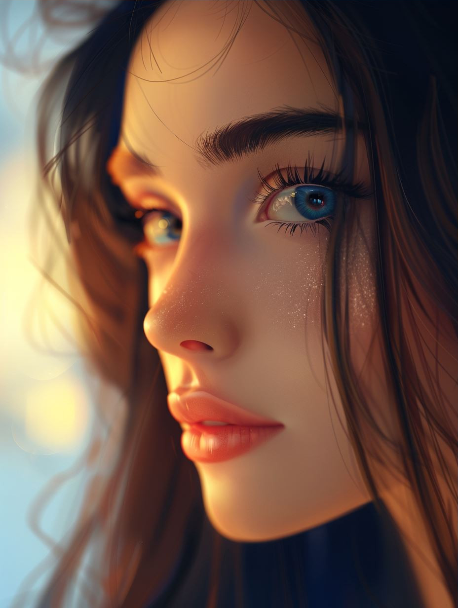 Golden Hour Ethereal Portrait