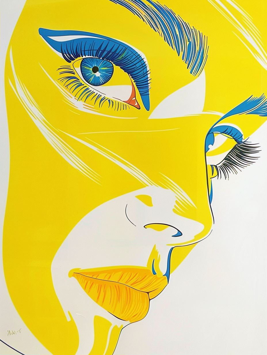 Electric Pop Art Portrait