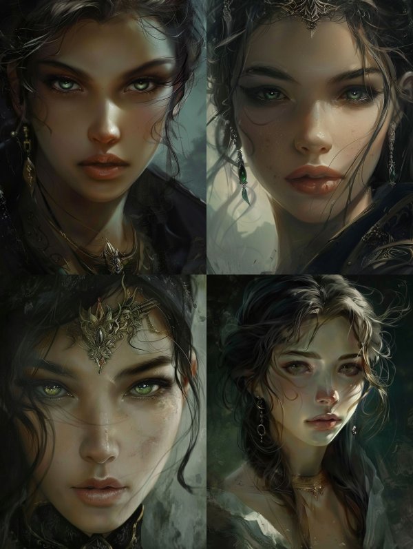 Mystic Emerald Gaze