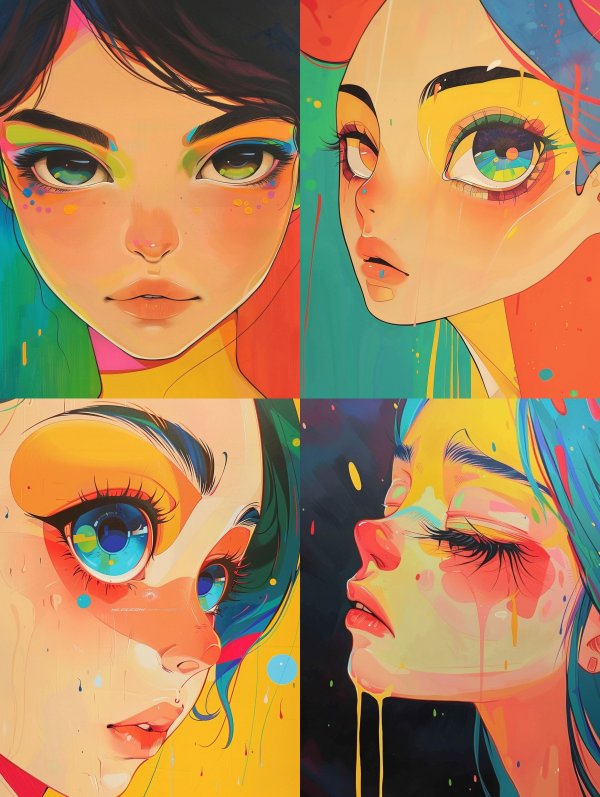 Prismatic Soul Portrait