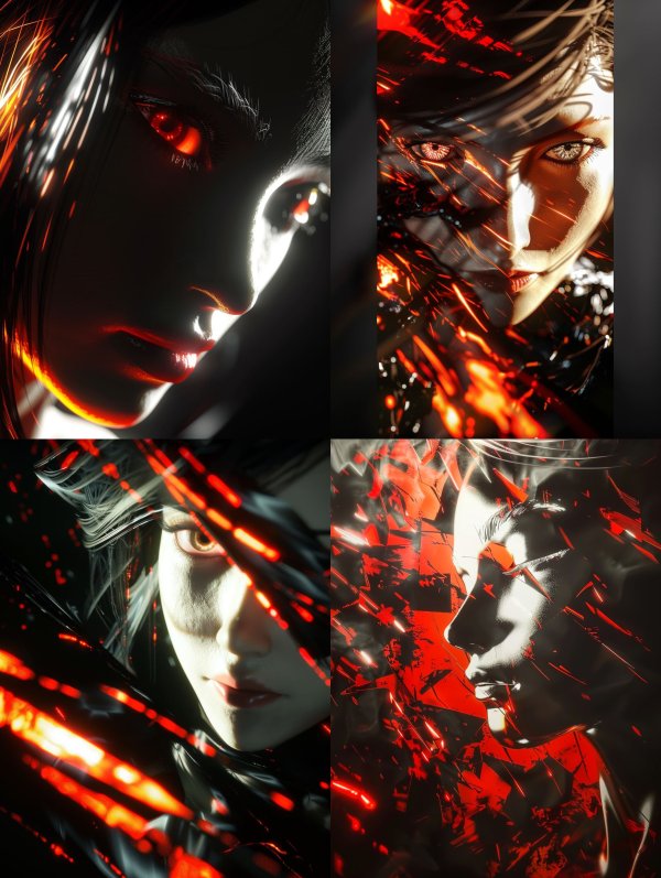 Crimson Gaze Noir