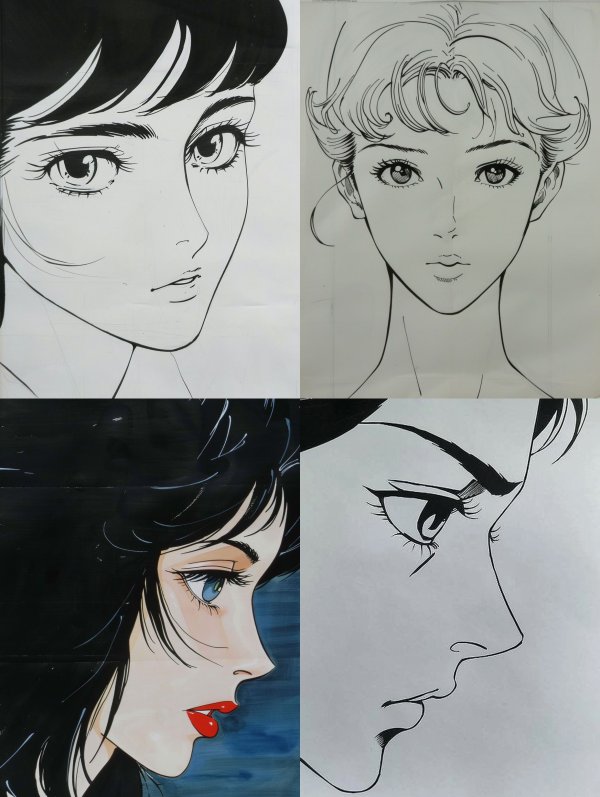 Ink Noir Manga Portrait