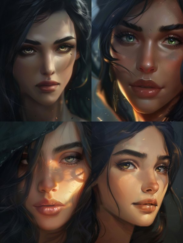 Ethereal Cinematic Portrait Study