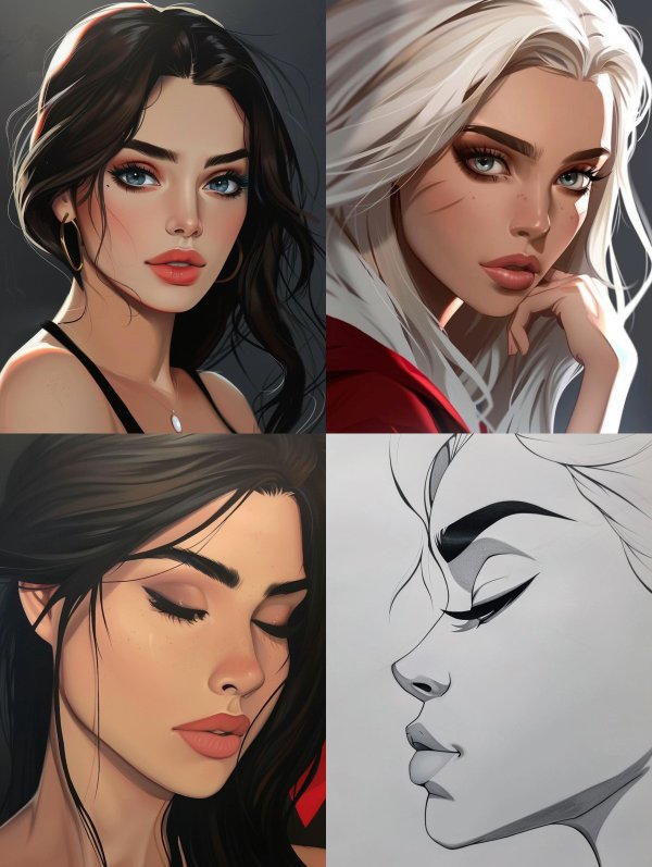 Ethereal Digital Portrait Glow