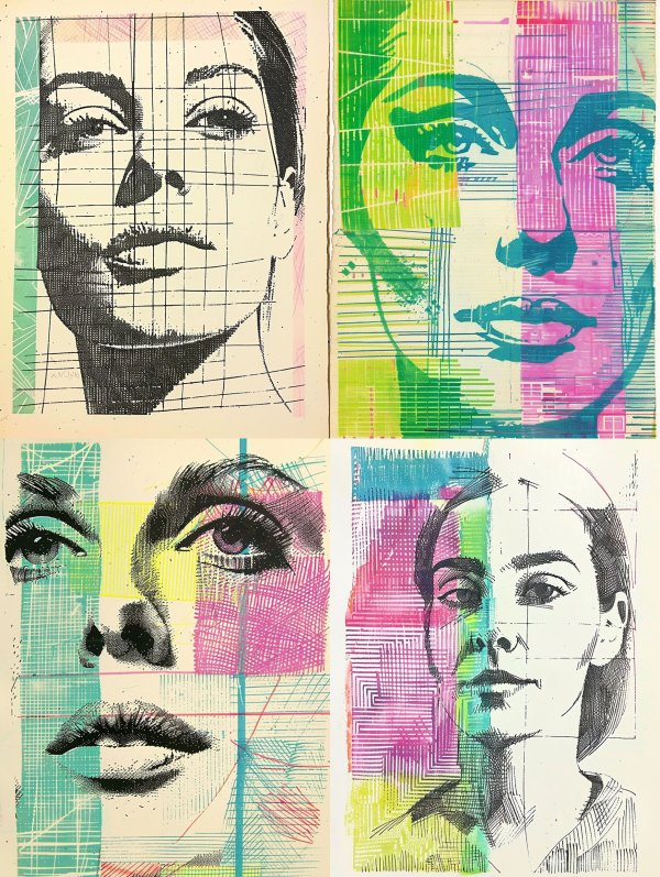 Grid Fragment Portrait