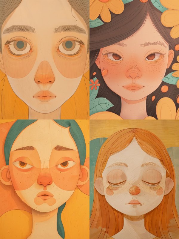Amber Ethereal Gaze