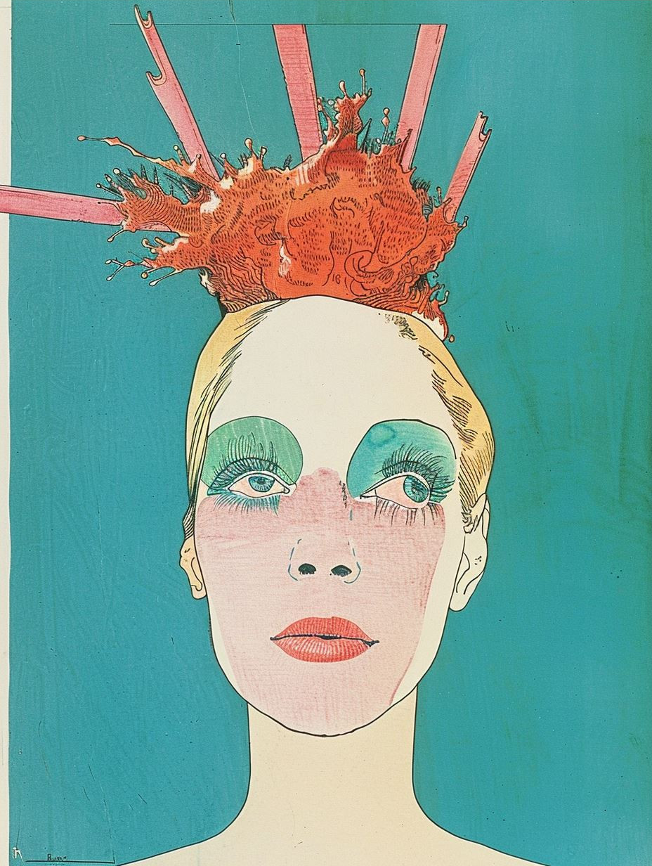 Abstract Pop Art Portraiture