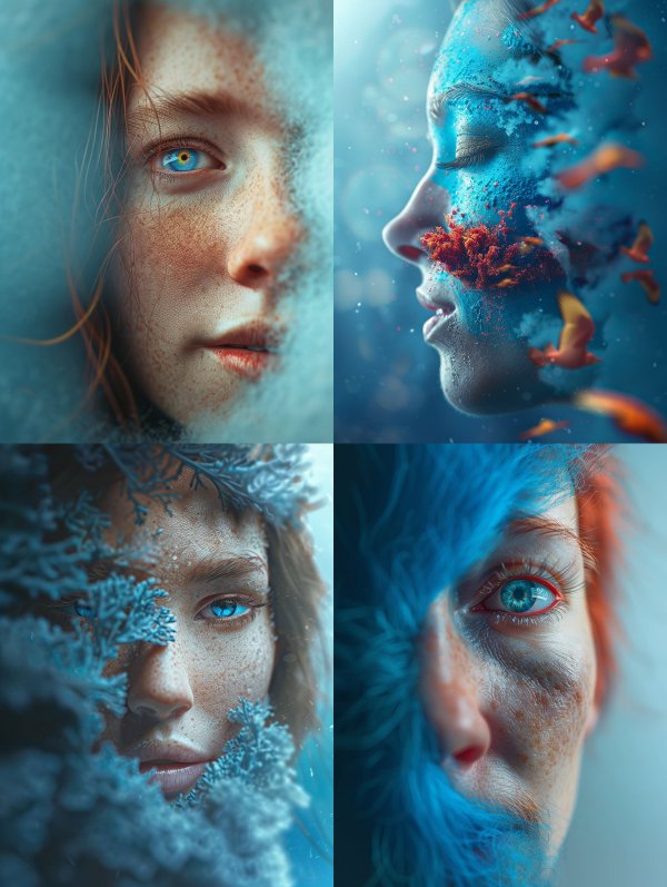 Frozen Gaze of Amber Light