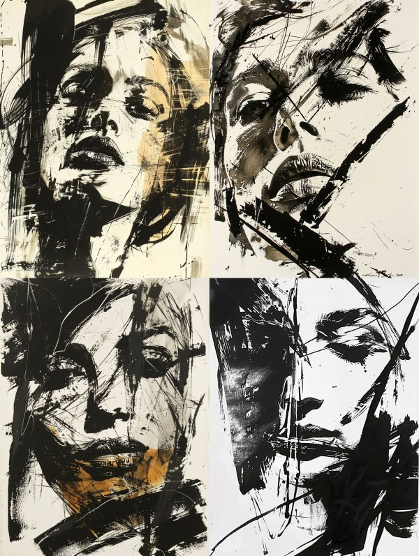 Ink Chaos Portrait