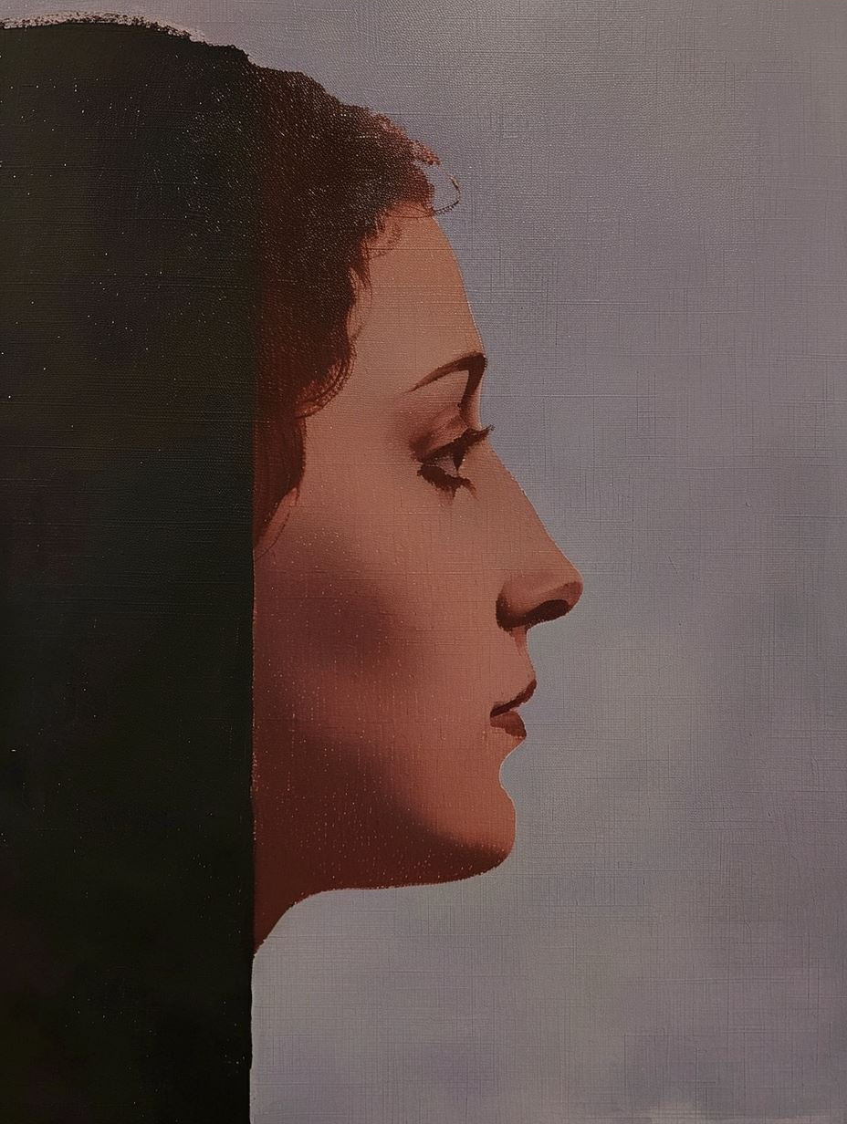 Vintage Mid-Century Glamour Portrait