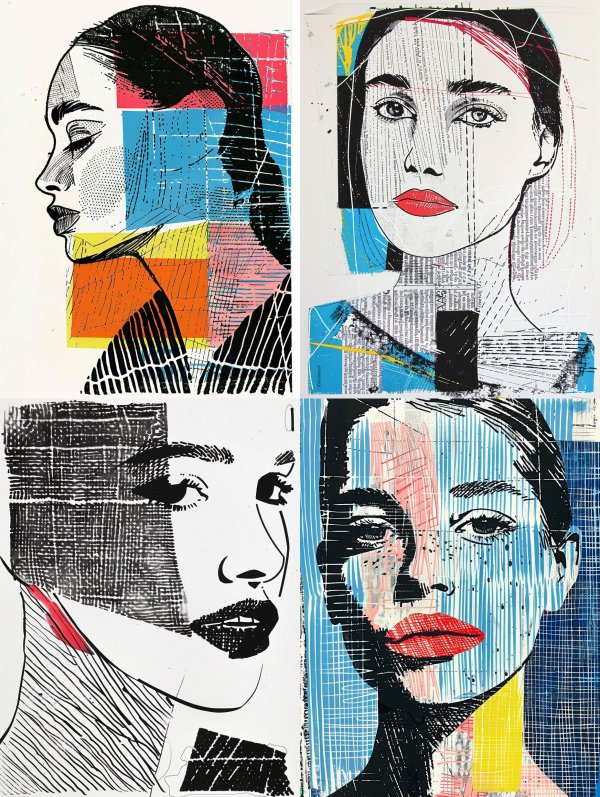 Chromatic Pop Portrait