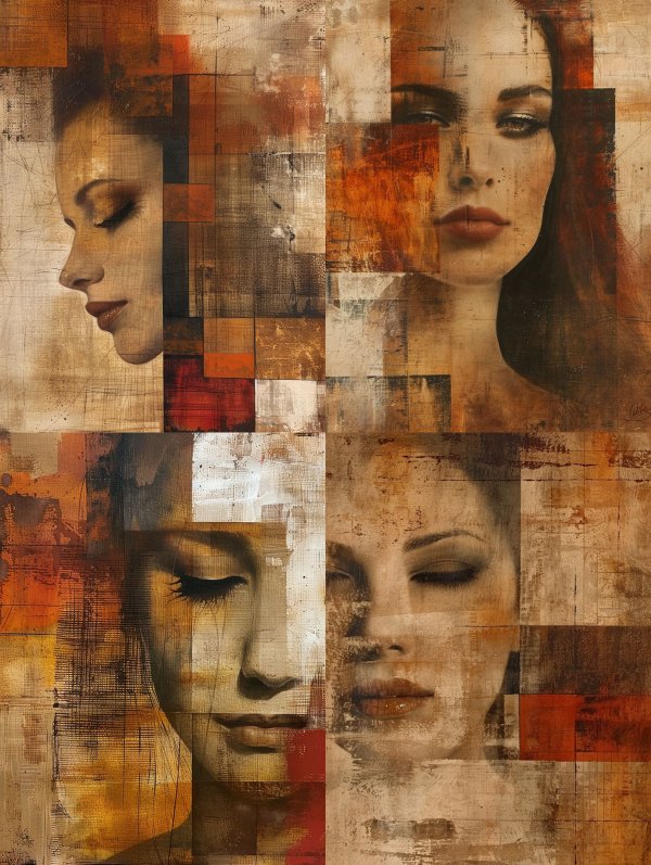 Fragmented Echoes of Feminine Grace