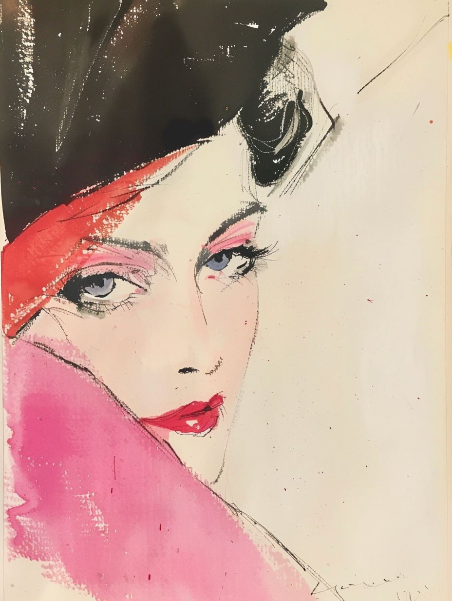 Avant Garde Fashion Sketch