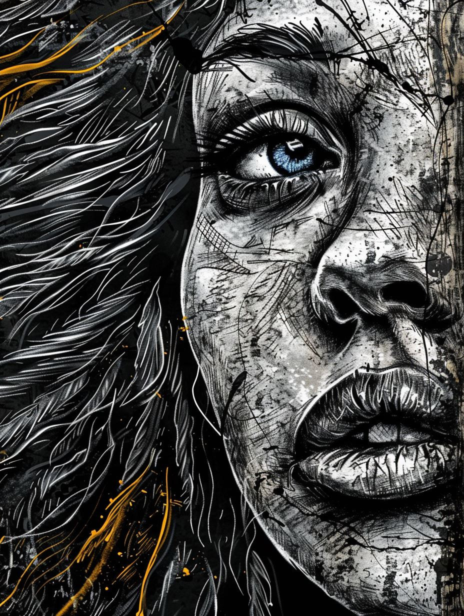 Gilded Decay Portrait Study