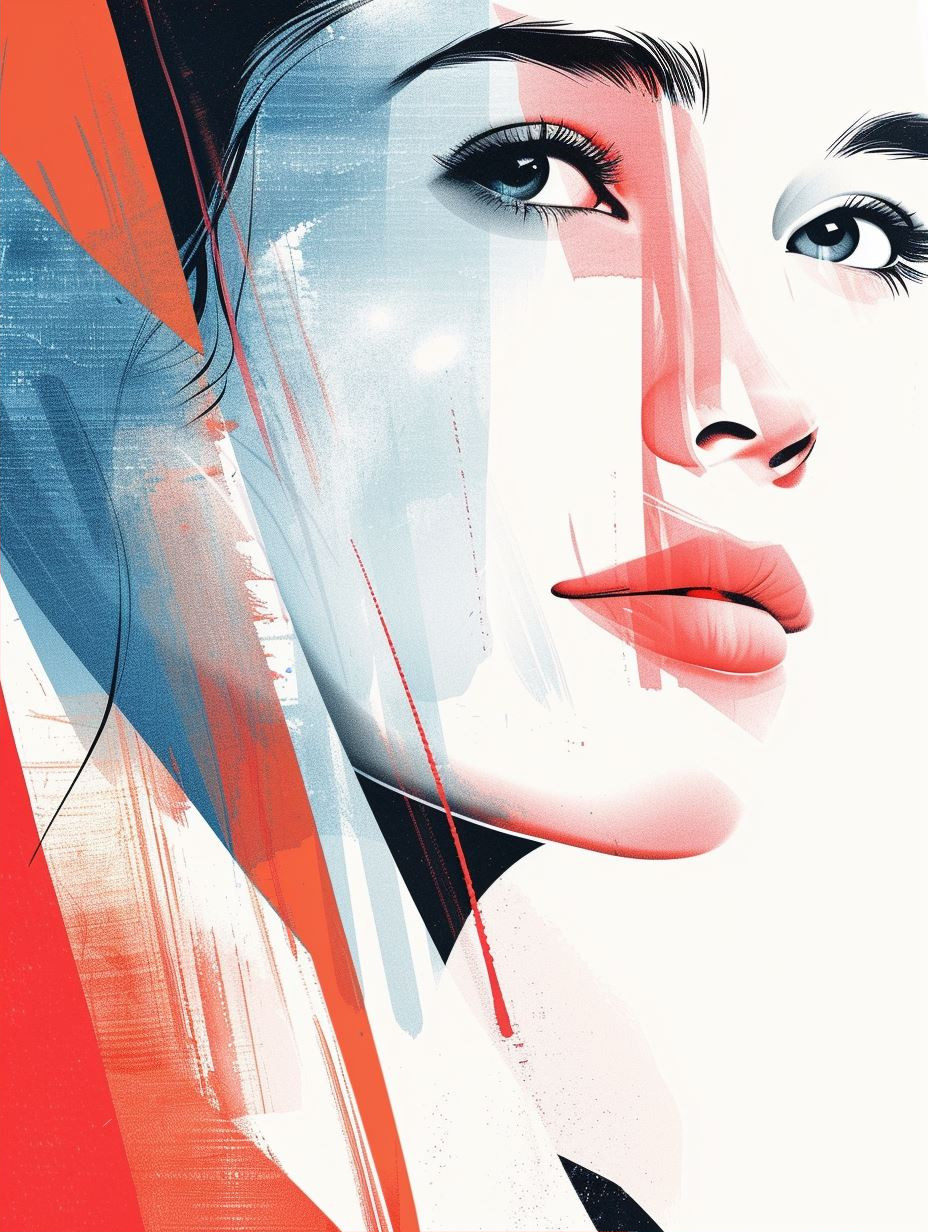 Fragmented Crimson Gaze