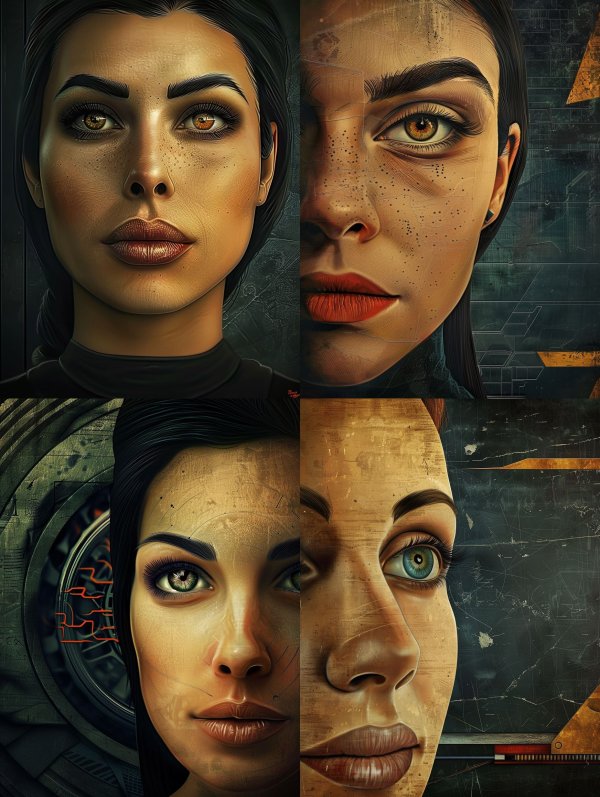 Cinematic Gritty Portrait Studies