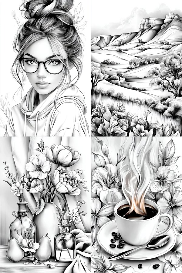 Monochrome Ink Muse
