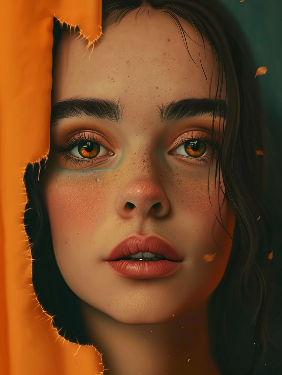 Surreal Gaze Through Paper