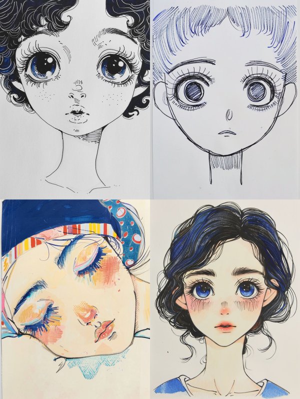 Ethereal Anime Portrait Studies