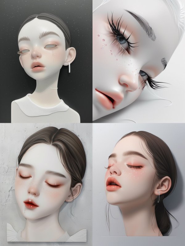 Ethereal Porcelain Dream