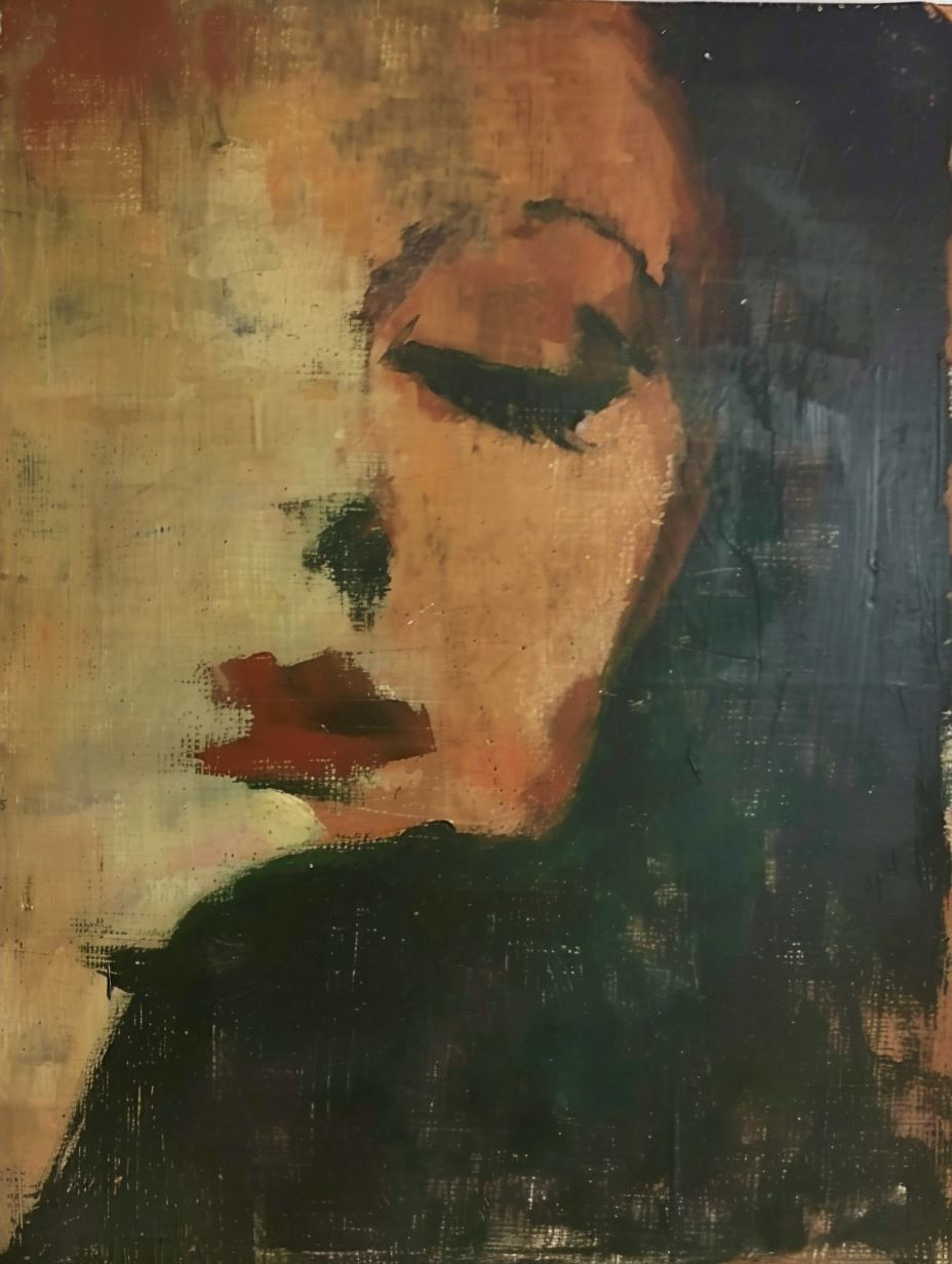 Fragmented Gaze in Oil
