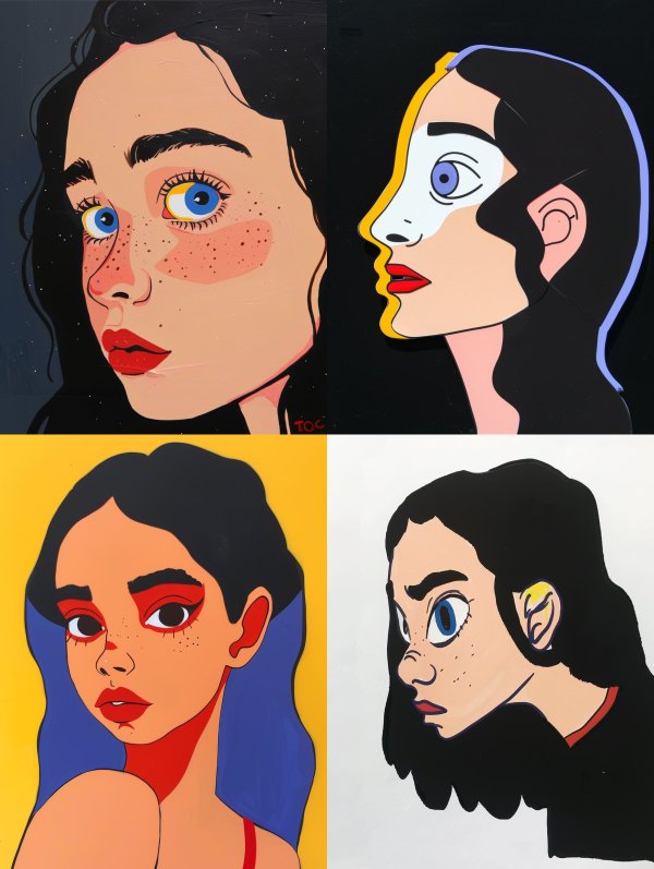 Cosmic Gaze Portrait