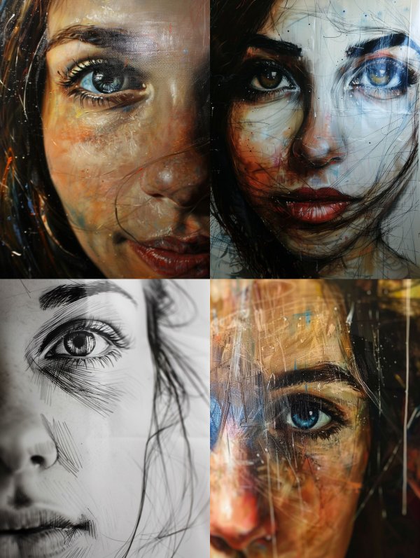 Textured Gaze of Ethereal Light