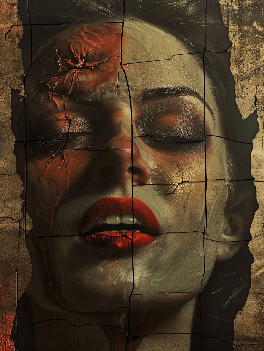Fragmented Gaze of Shattered Glass