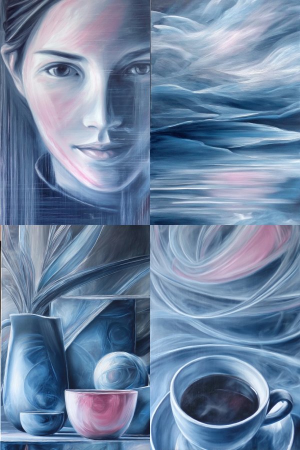 Ethereal Azure Gaze