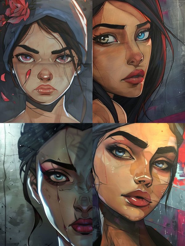 Crimson Petal Gaze
