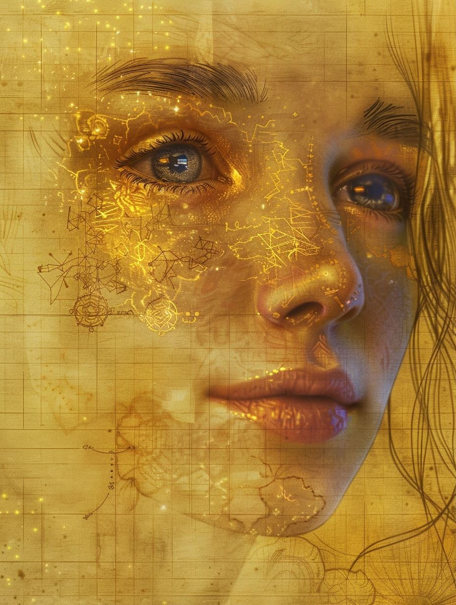 Golden Celestial Blueprint