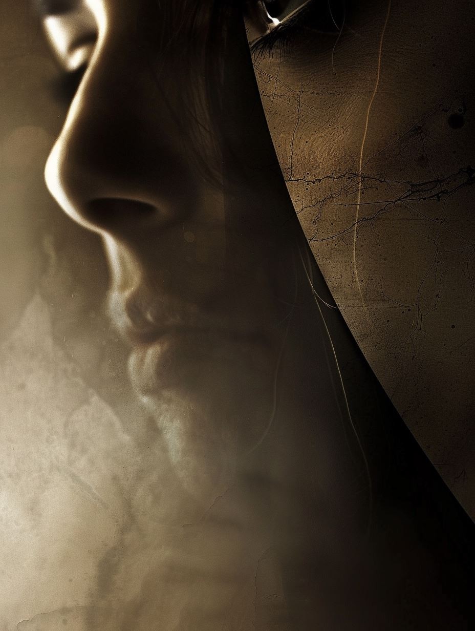 Sepia Shadow Portrait
