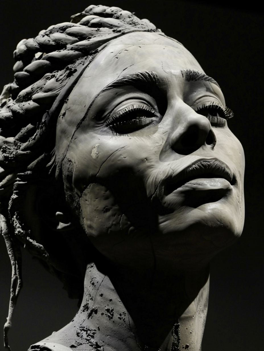 Ethereal Clay Portrait Study