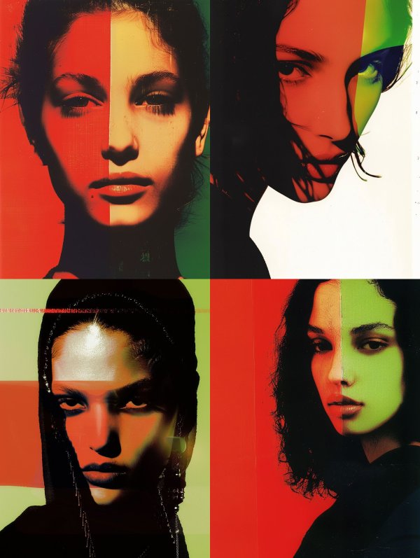 Chromatic Split Portrait