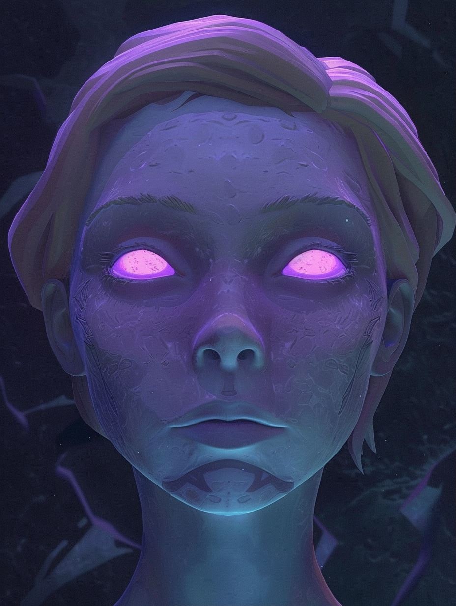 Ethereal Neon Cybernetic Soul