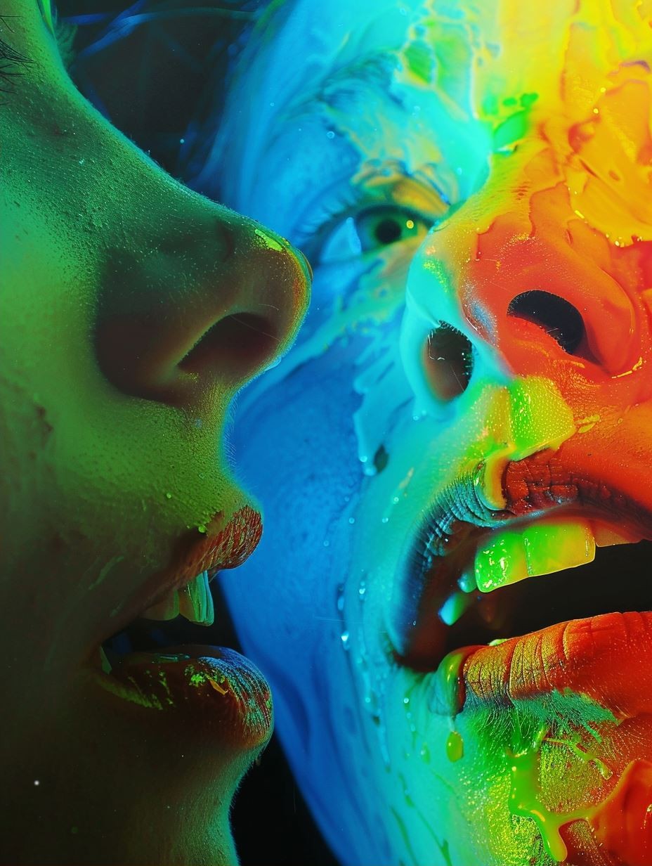 Neon Psychedelic Gaze
