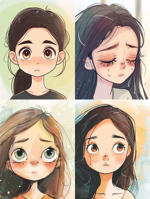 Soft Pastel Anime Portrait