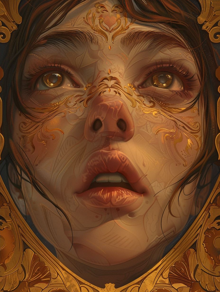 Gilded Porcelain Soul