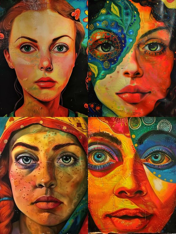 Vibrant Urban Portrait