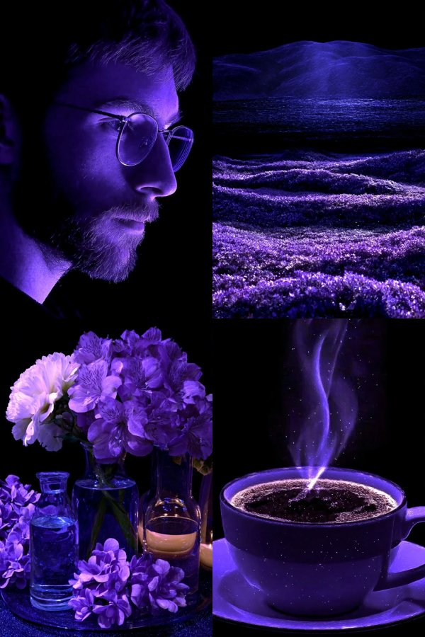 Neon Violet Nocturne