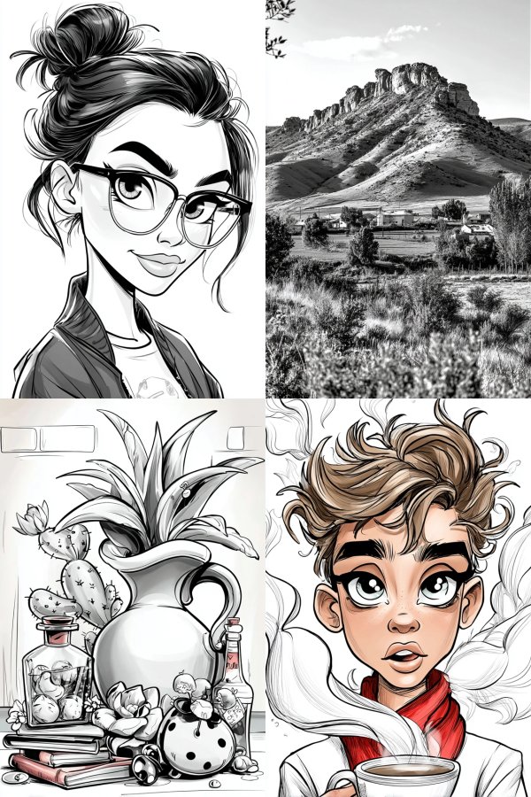 Ink Chic Portrait