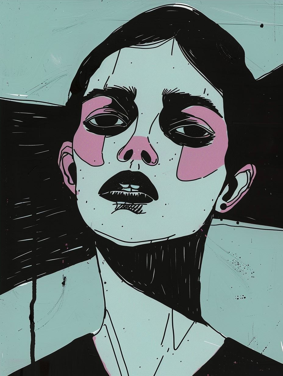 Neon Pastel Noir